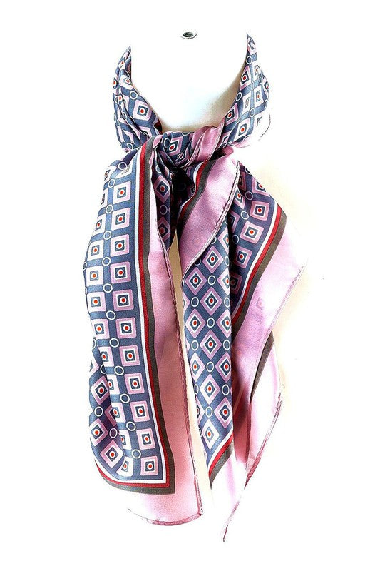 TIle Real Silky Feel Square Scarf