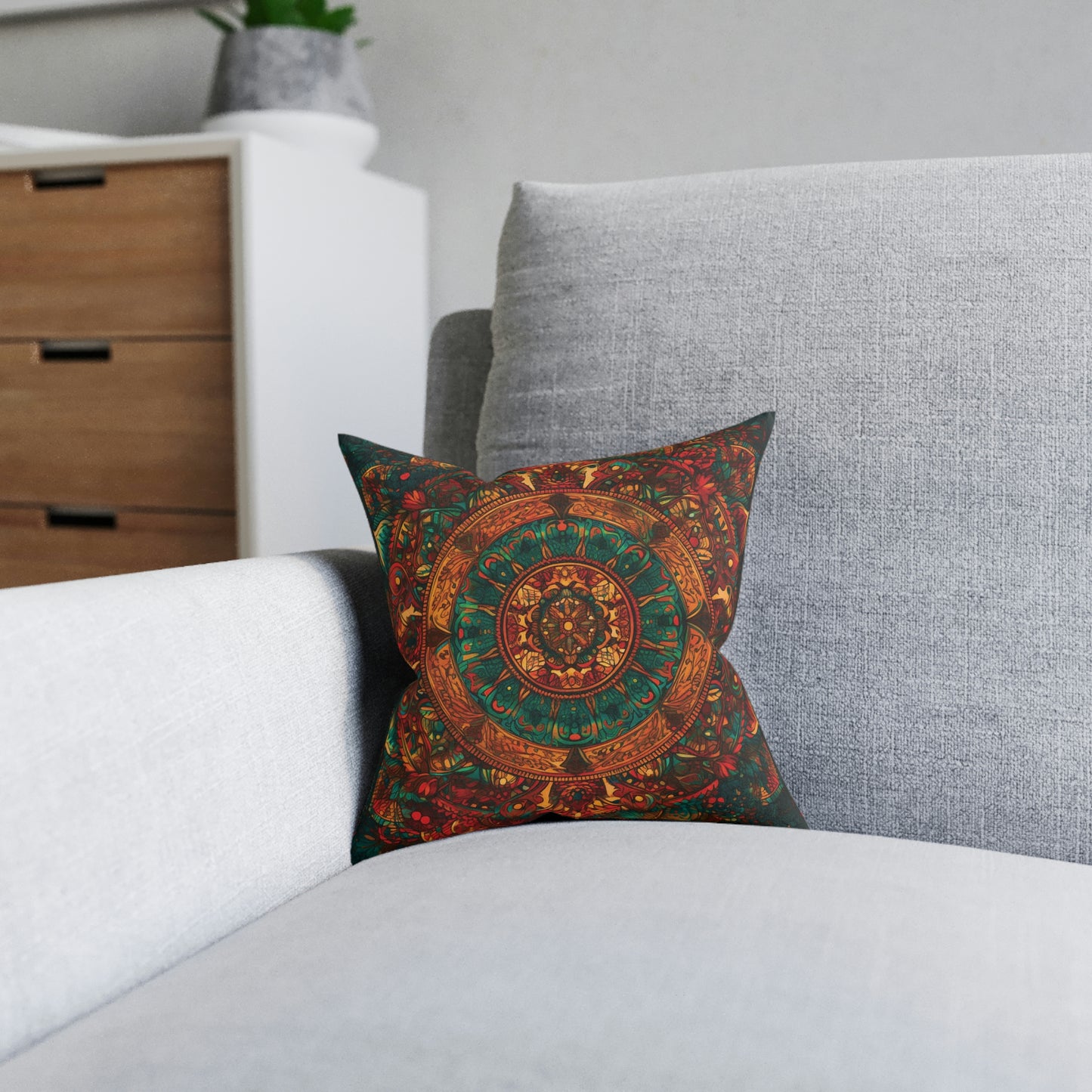 Mandala Throw Pillow Decorative Pillow Accent Pillow Throw Pillow Cover Home Decor Throw Pillow Minimalist Throw Pillow Boho Throw Pillow