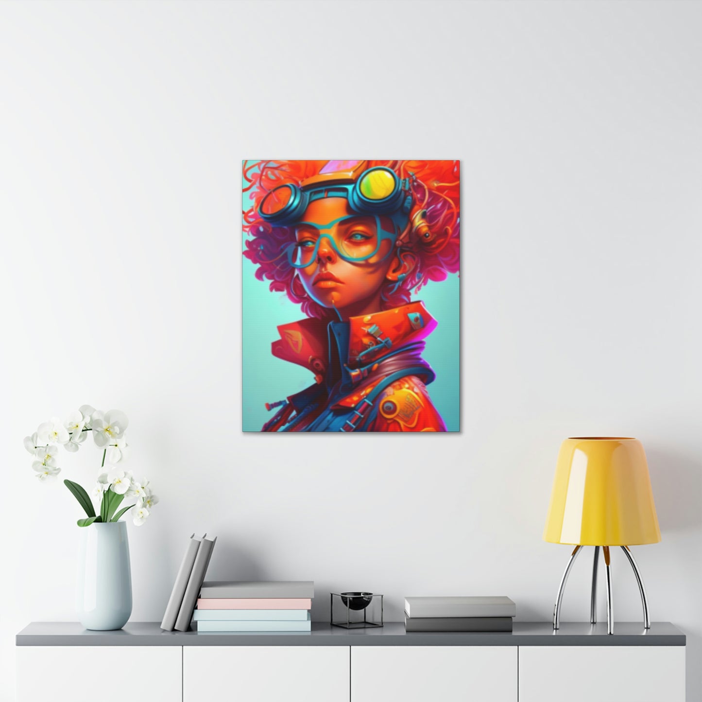 Futuristic Artist- Canvas