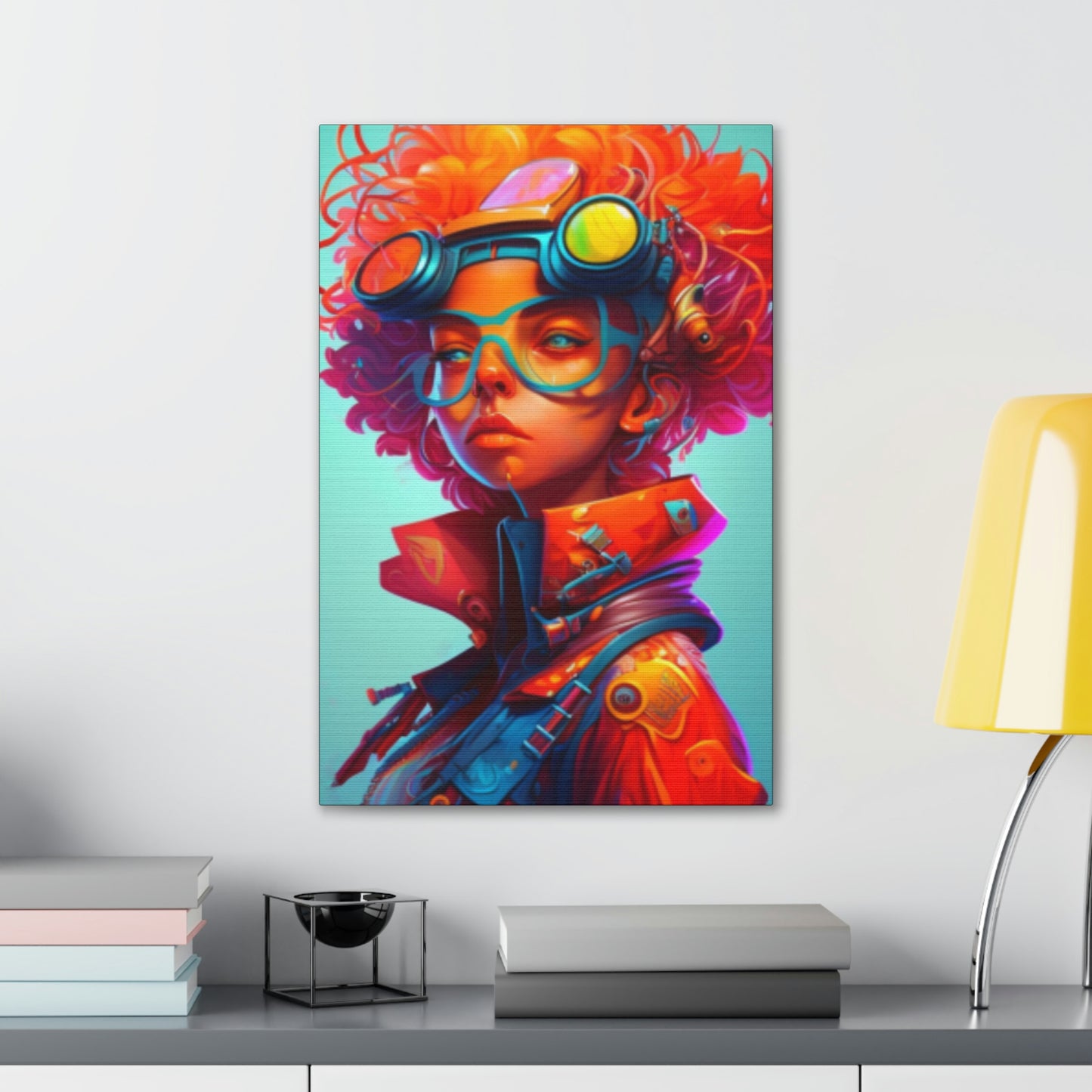 Futuristic Artist- Canvas