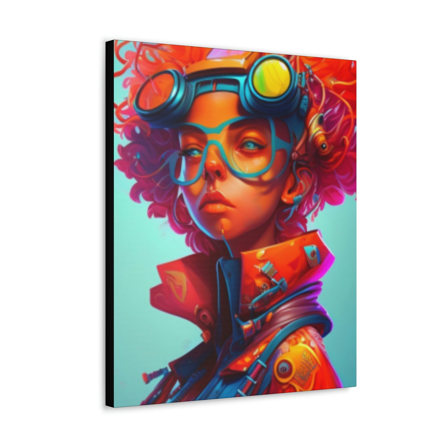 Futuristic Artist- Canvas