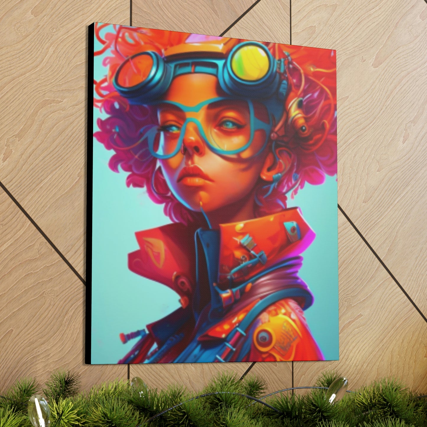 Futuristic Artist- Canvas