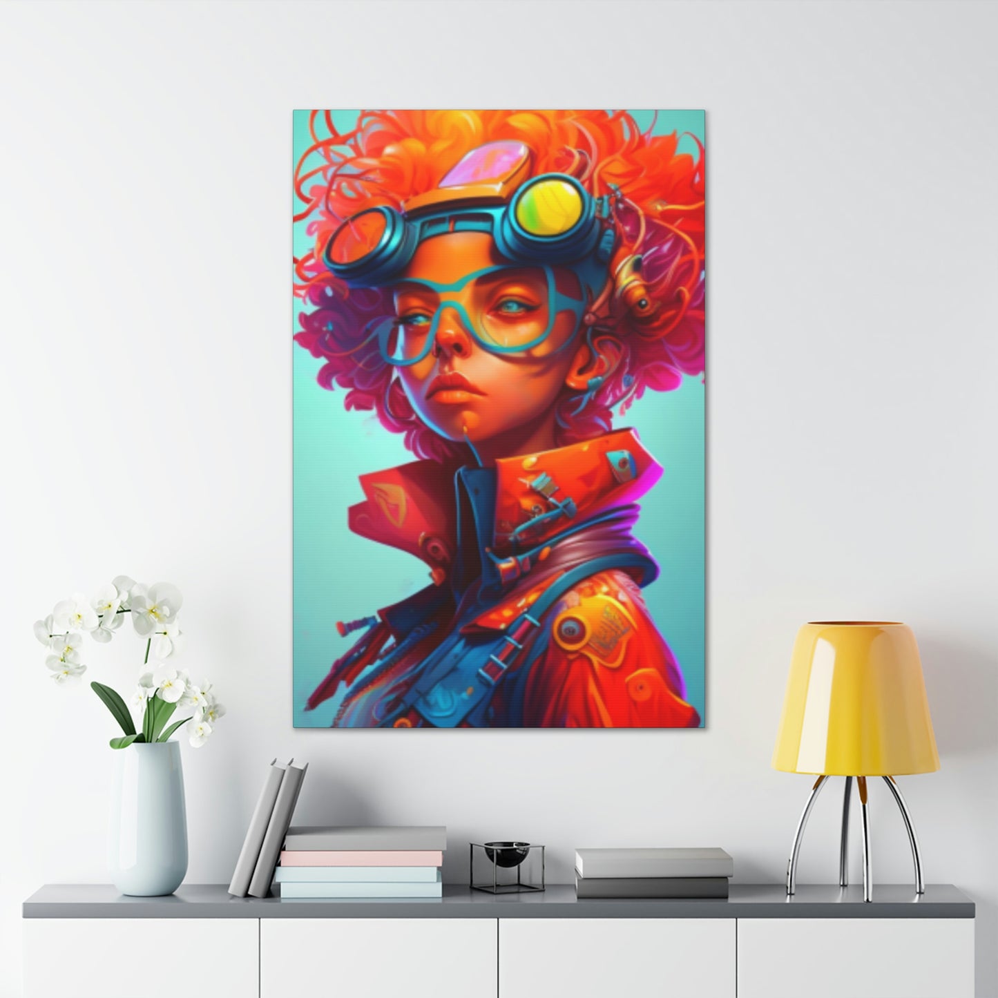 Futuristic Artist- Canvas