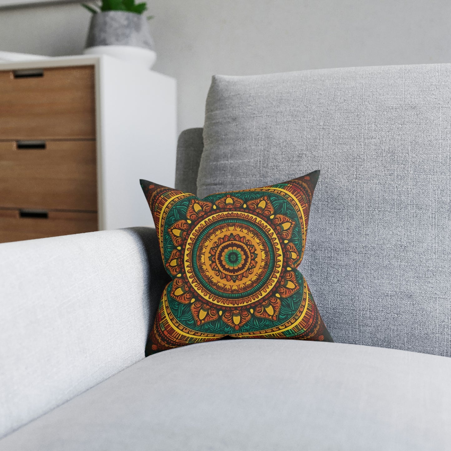 Mandala Throw Pillow Boho Throw Pillow Minimalist Throw Pillow Home Decor Decorative Pillow Modern Throw Pillow Couch Cushion