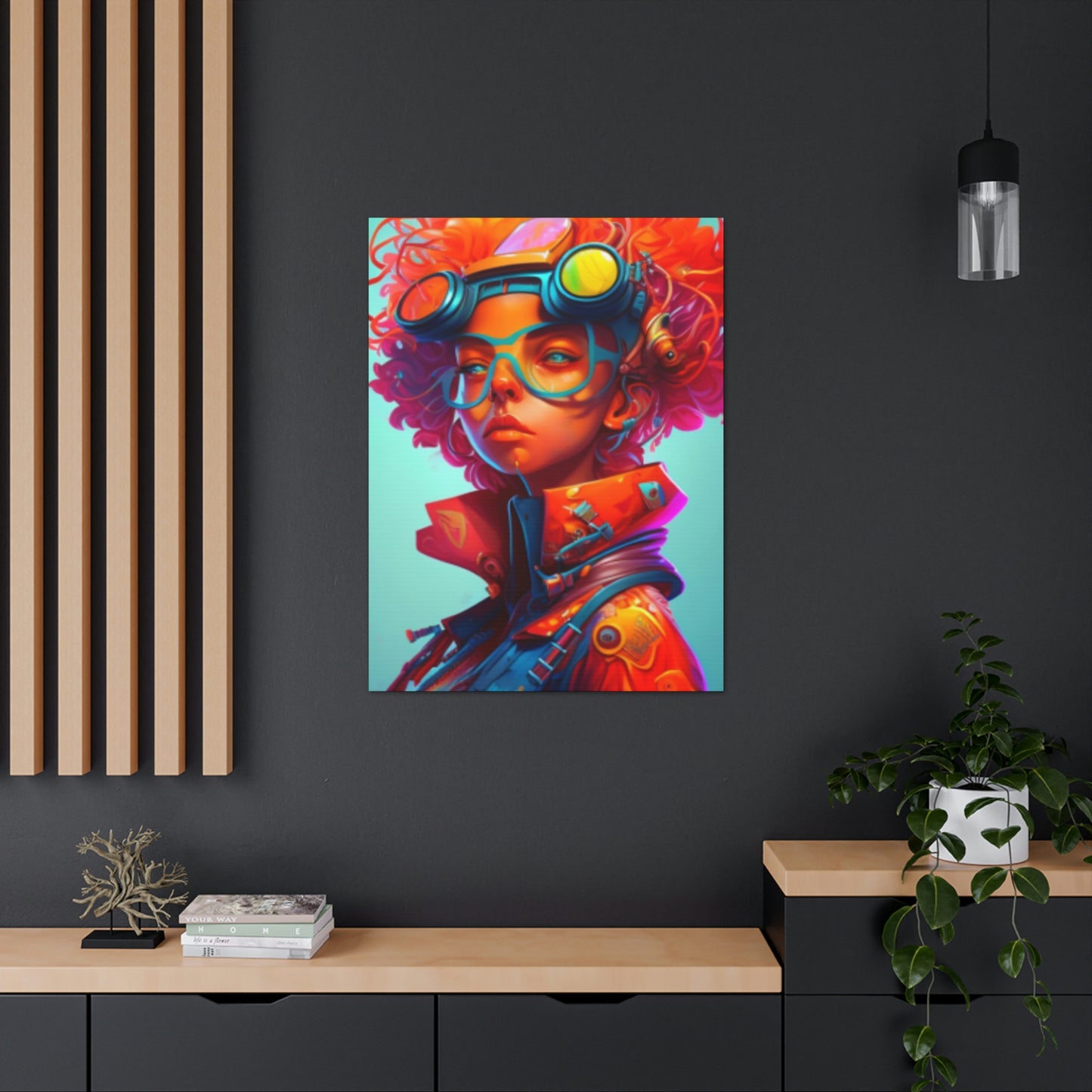 Futuristic Artist- Canvas