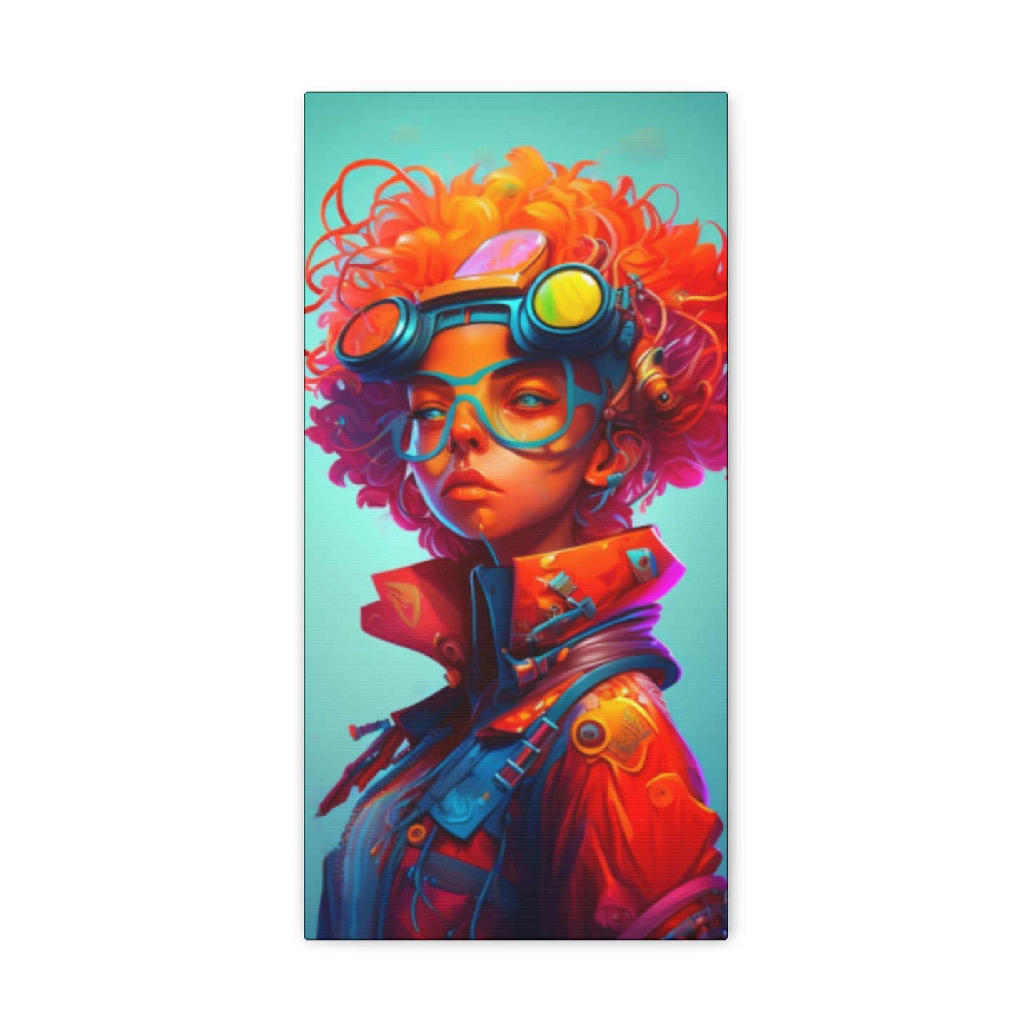 Futuristic Artist- Canvas