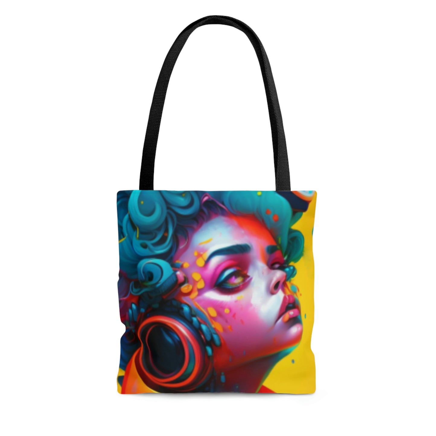 AOP Tote Bag- Painter Rocker Girl