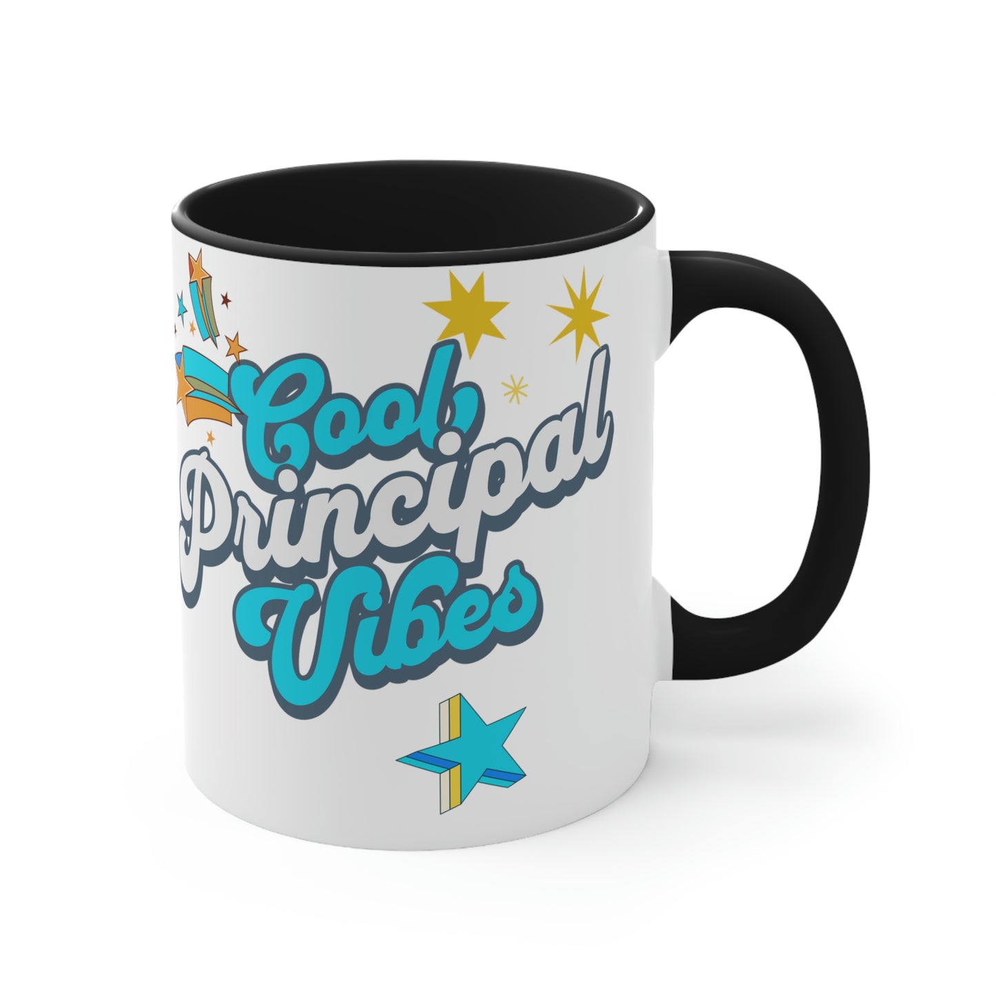 Accent Coffee Mug, 11oz Cool Principal Vibes Mug, Gift