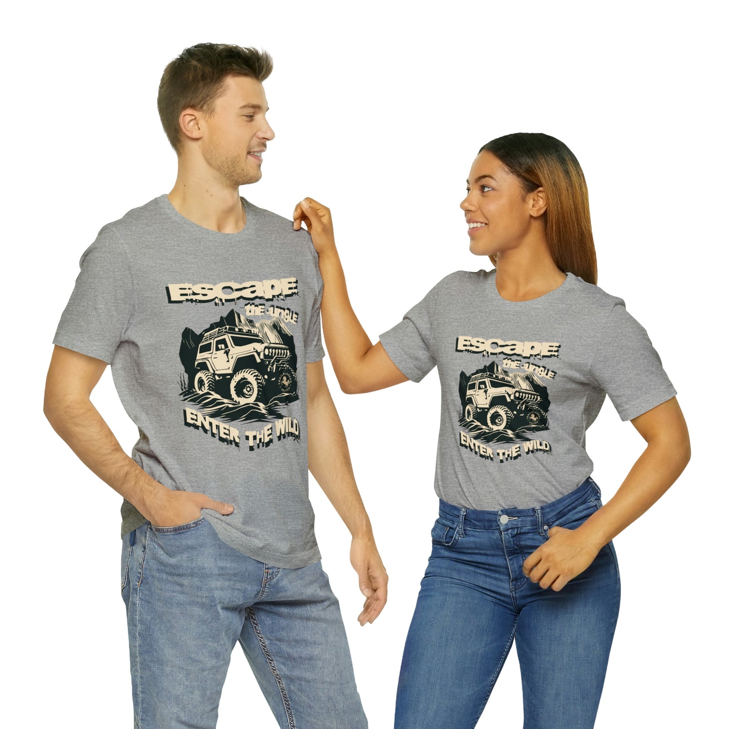 Unisex Softstyle T-Shirt Escape the Jungle Enter the Wild