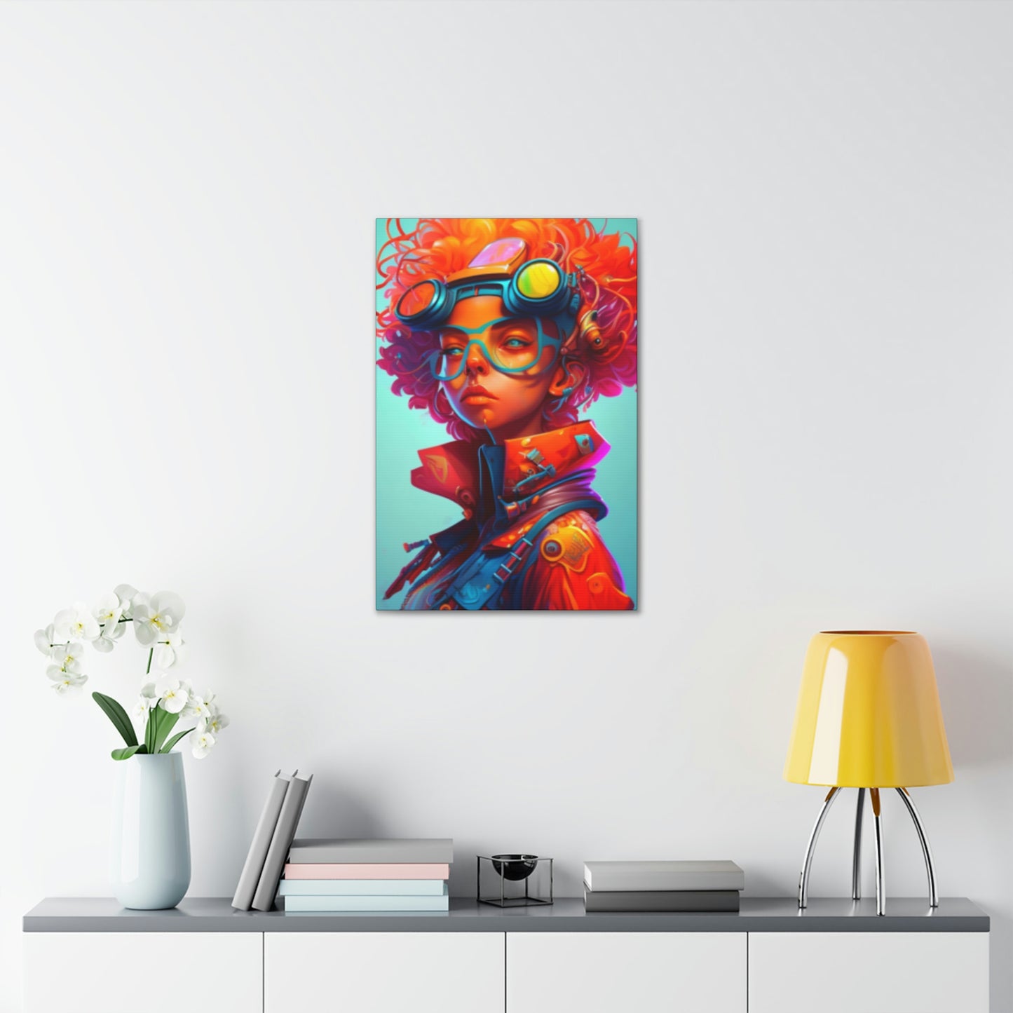 Futuristic Artist- Canvas