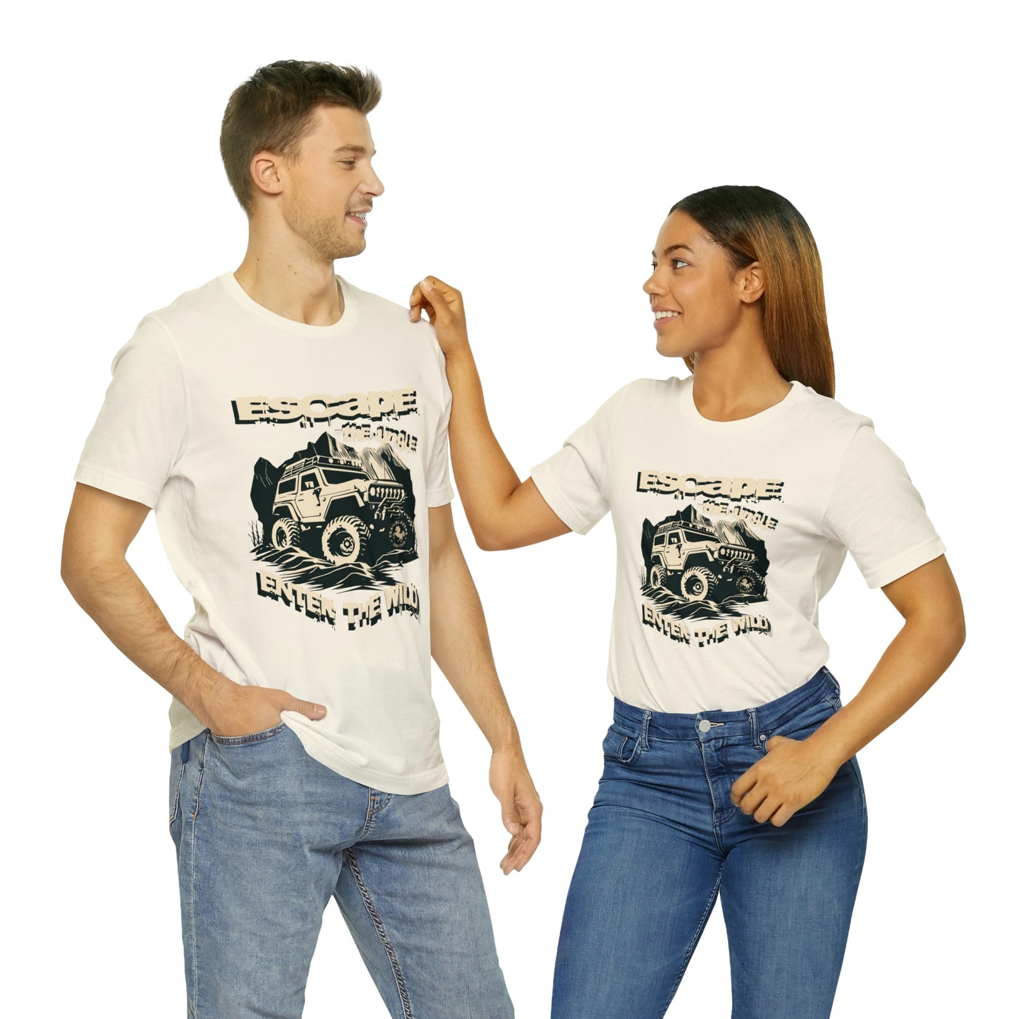 Unisex Softstyle T-Shirt Escape the Jungle Enter the Wild