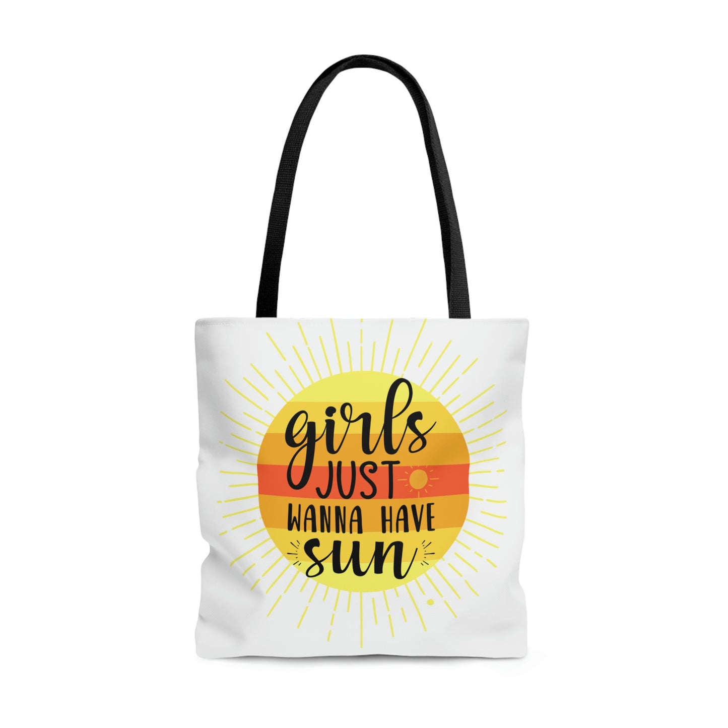 High Quality, All-Over Print Tote Bag, Girls Just Wanna Have Sun, Sunshine Suns Tote Bag