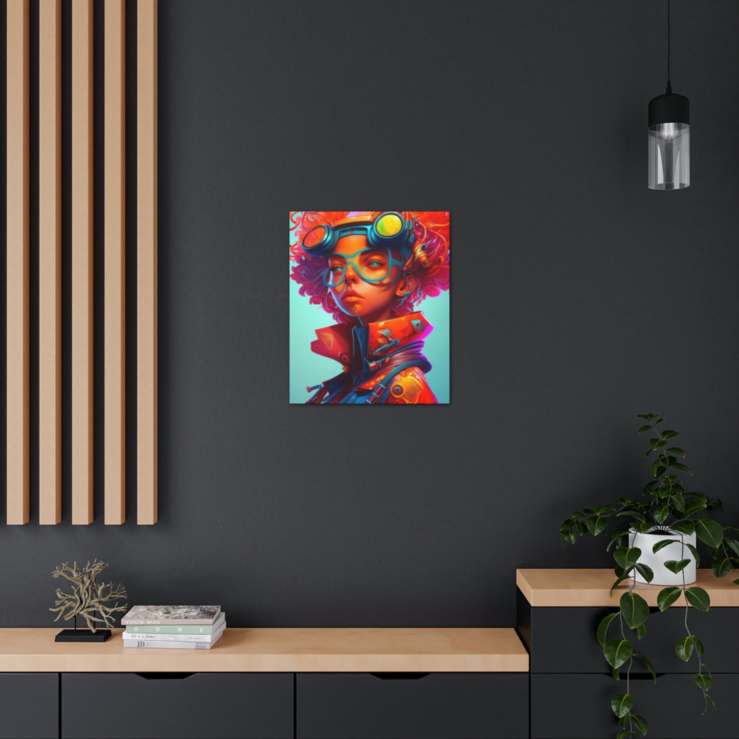 Futuristic Artist- Canvas