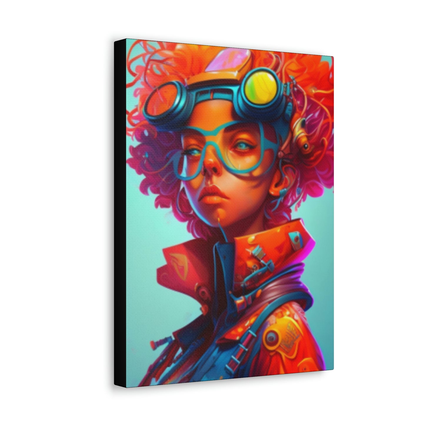 Futuristic Artist- Canvas