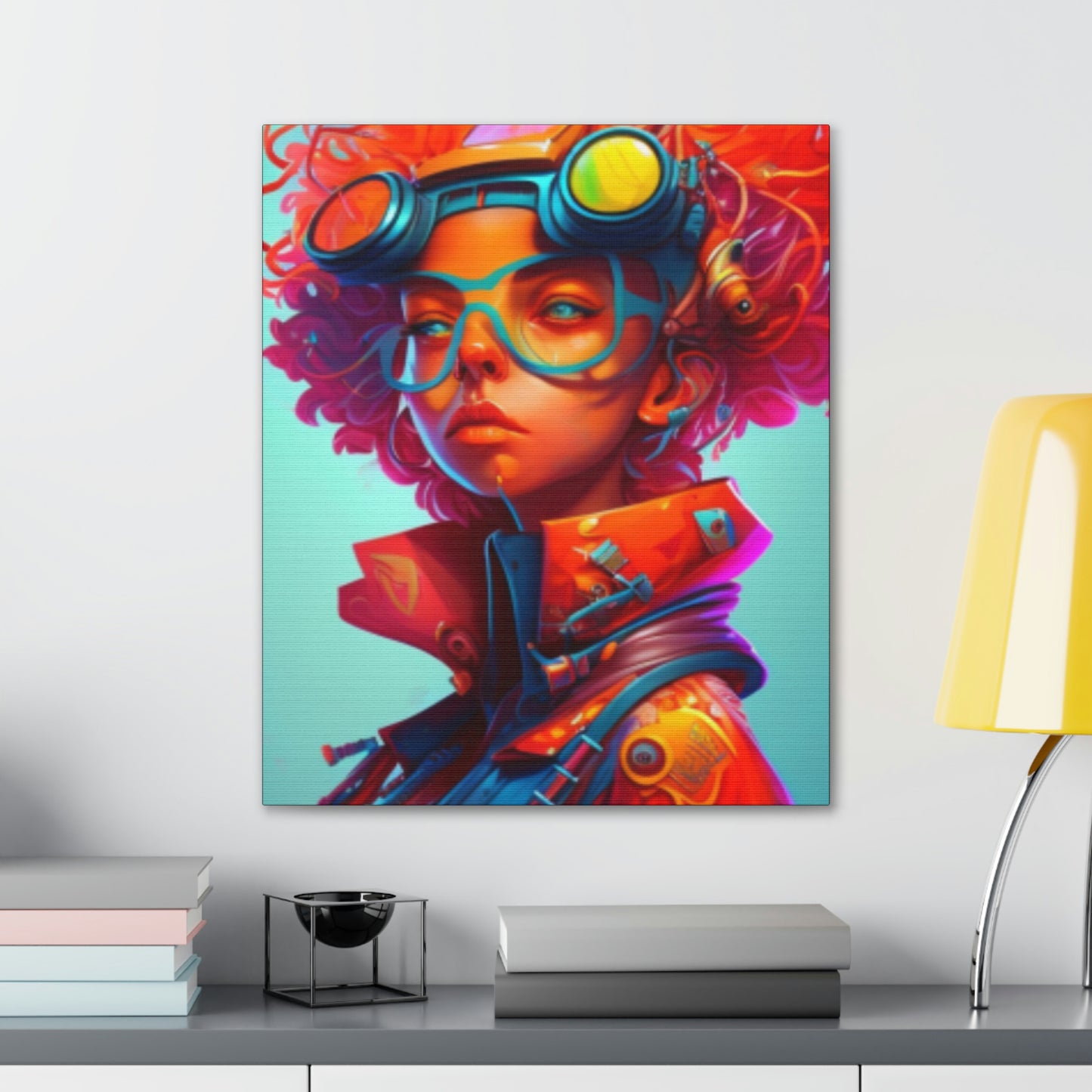 Futuristic Artist- Canvas