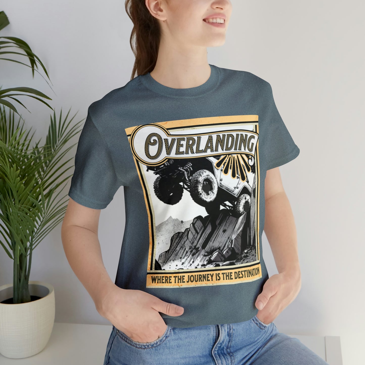 Overlanding, Where The Journey Is The Destination T-Shirt- Unisex Jersey Short Sleeve Tee