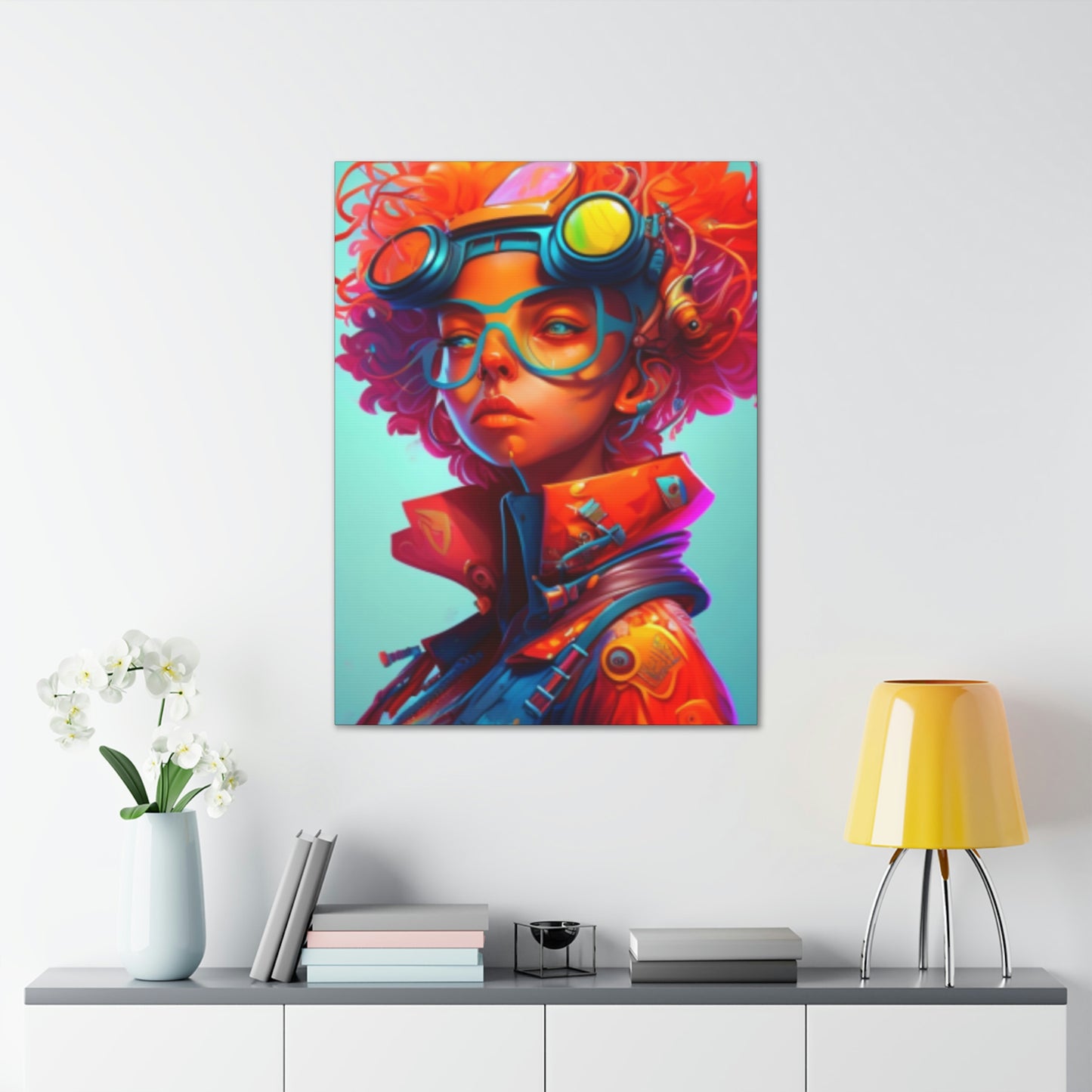 Futuristic Artist- Canvas