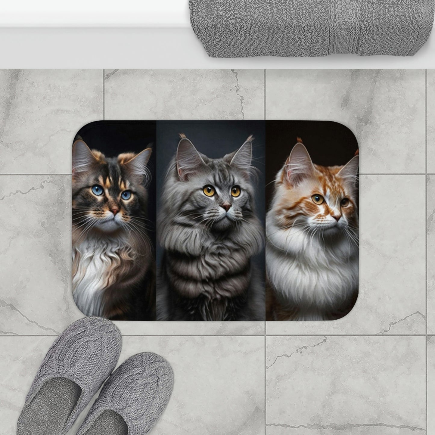 Cat Bath Mat Cute Bath Mat