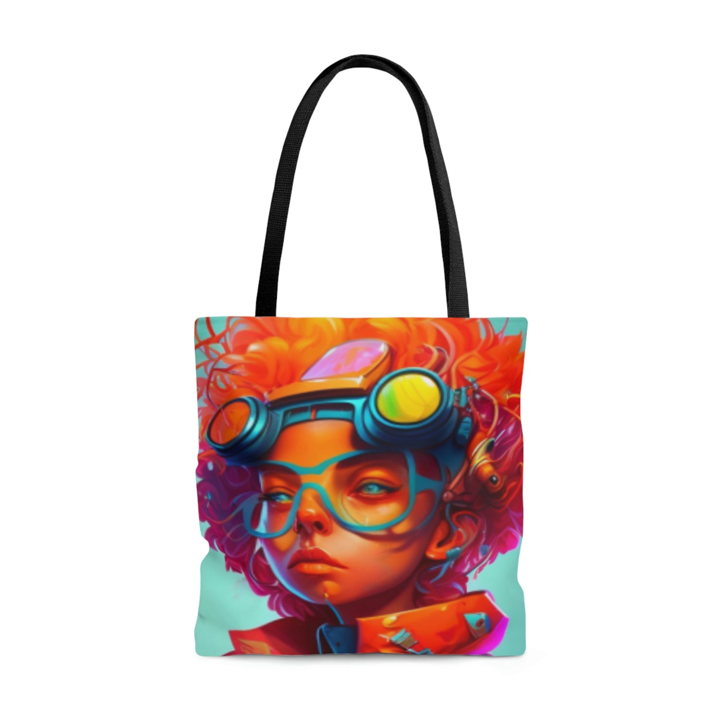 AOP Tote Bag- Futuristic Artist