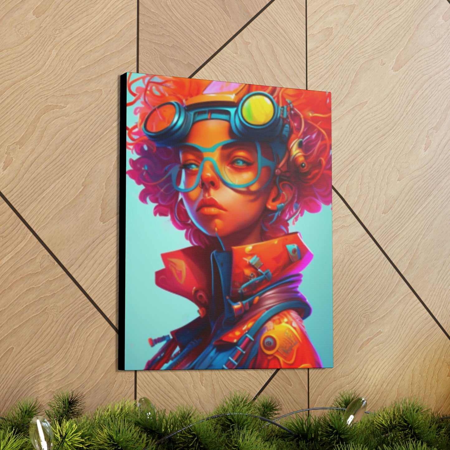 Futuristic Artist- Canvas