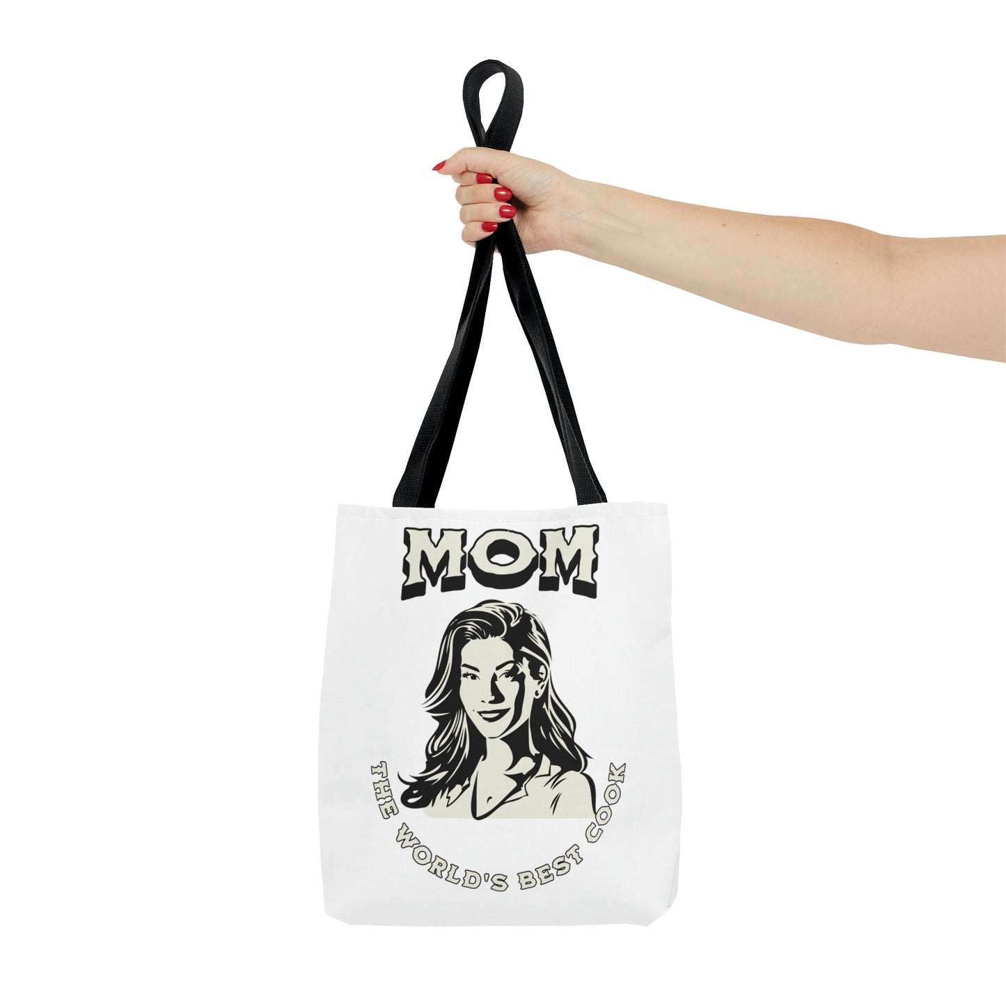 Mom World's Best Cook Tote Bag,  Tote Bag