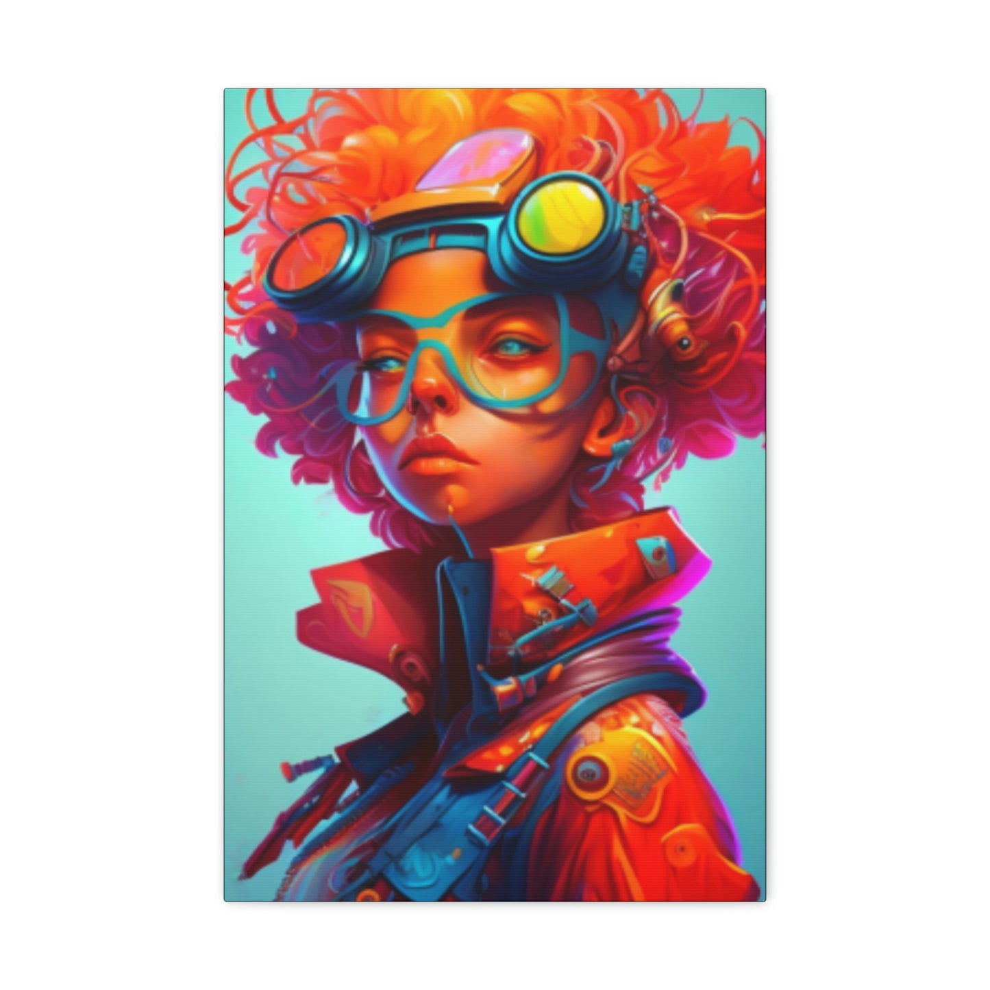 Futuristic Artist- Canvas