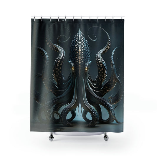 Octopus Shower Curtains Ocean Bathroom Decor