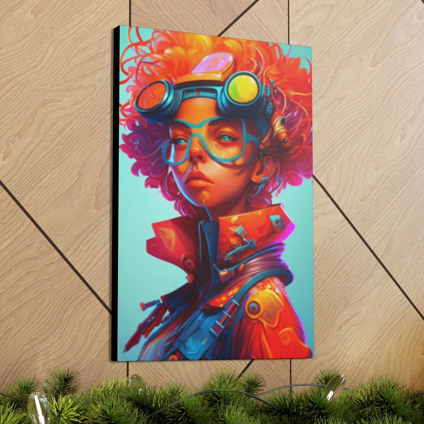 Futuristic Artist- Canvas