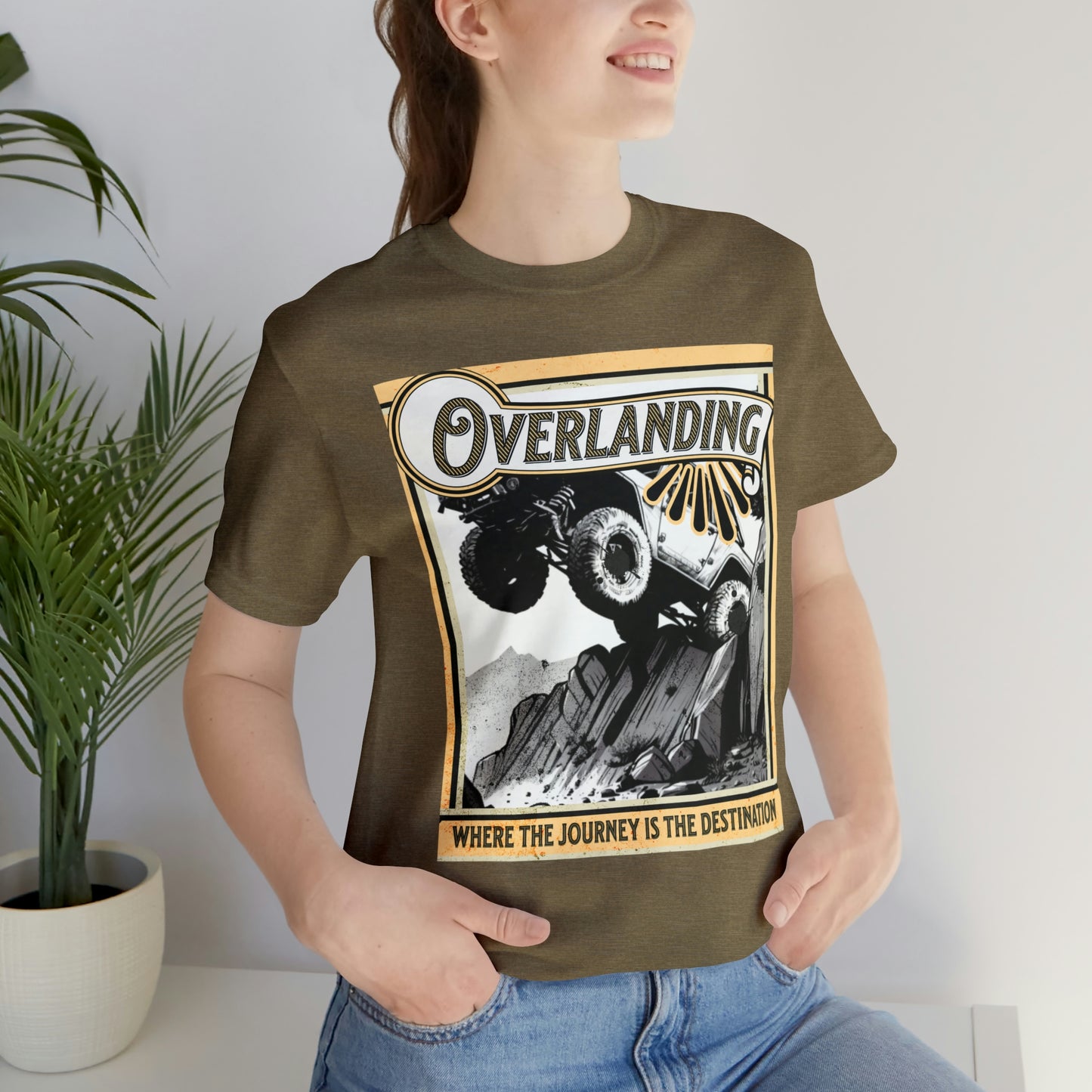 Overlanding, Where The Journey Is The Destination T-Shirt- Unisex Jersey Short Sleeve Tee