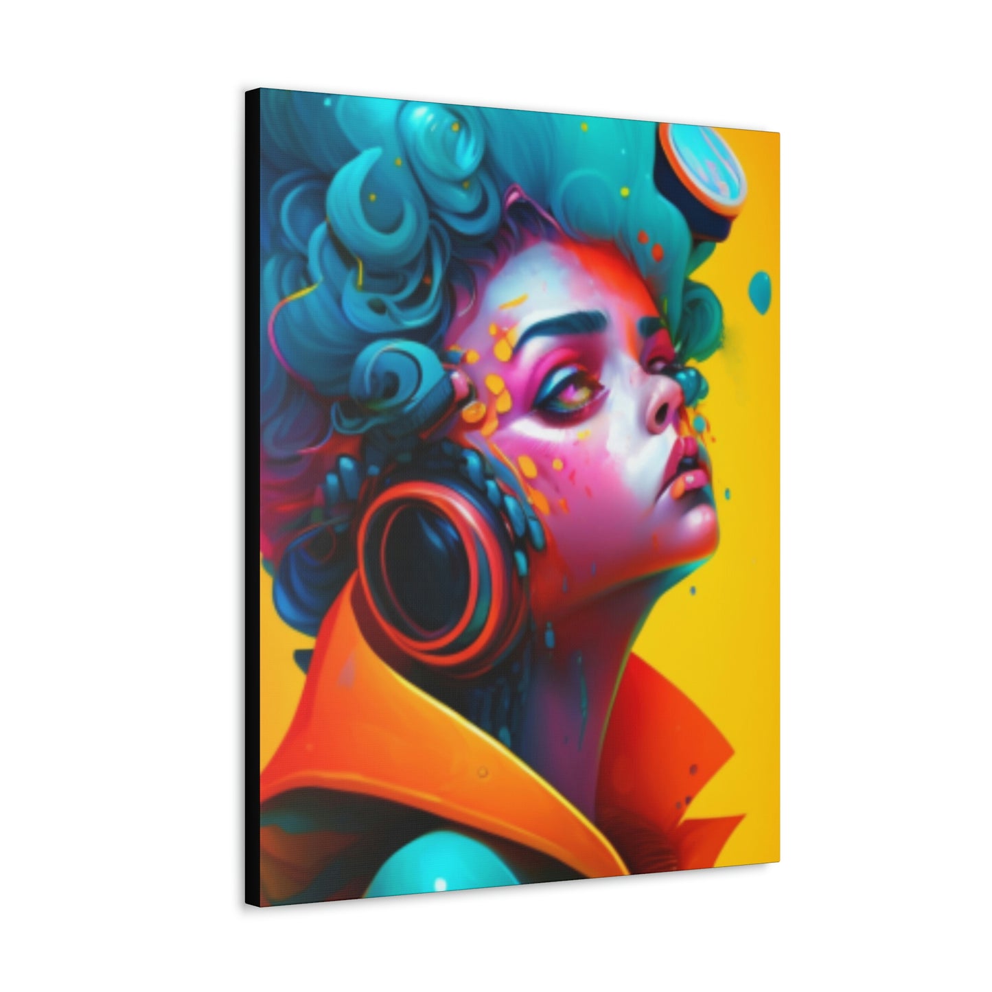 Painter Rocker Girl Canvas