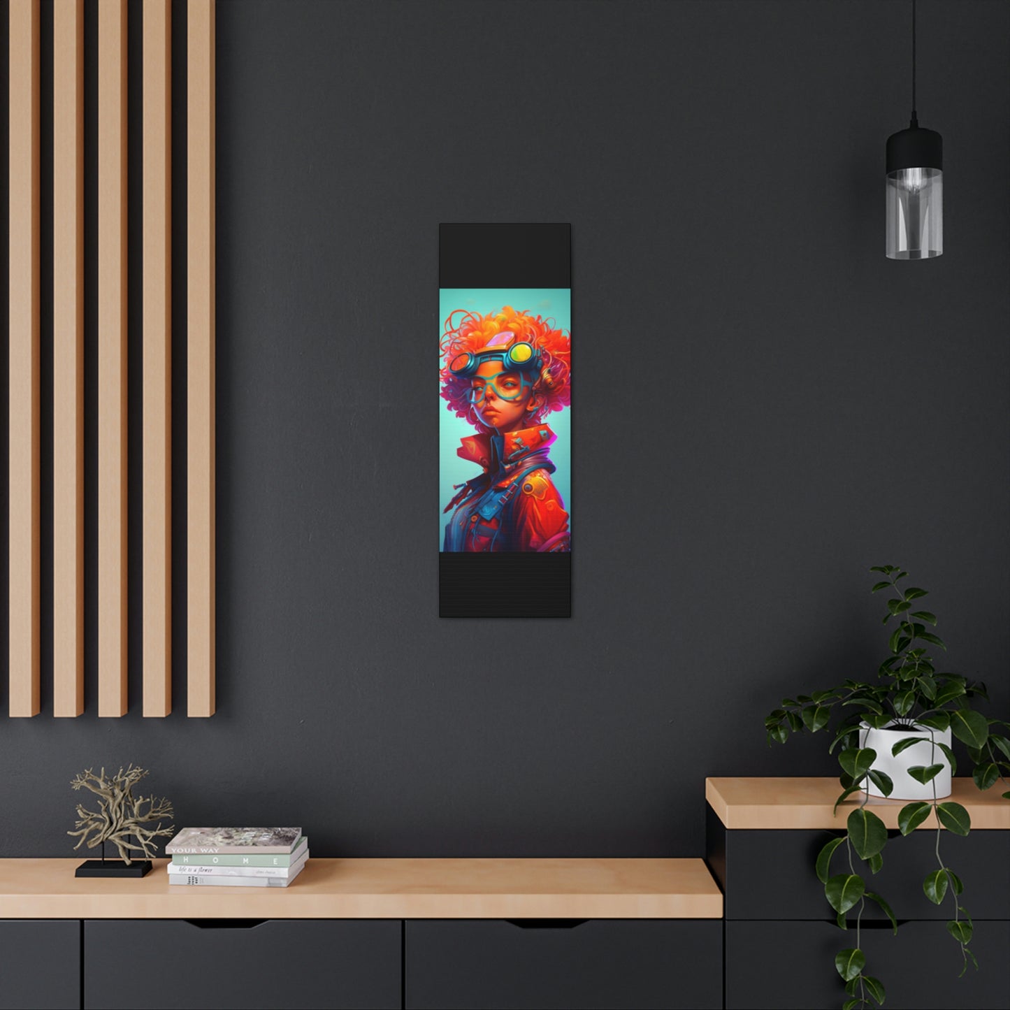 Futuristic Artist- Canvas