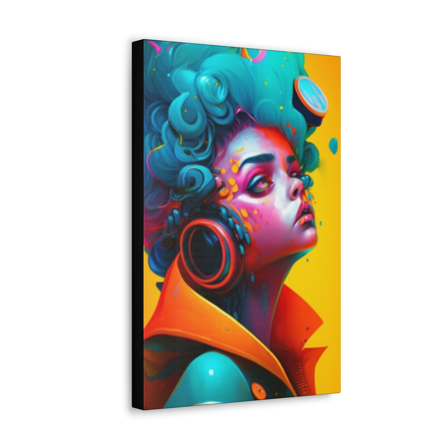 Painter Rocker Girl Canvas