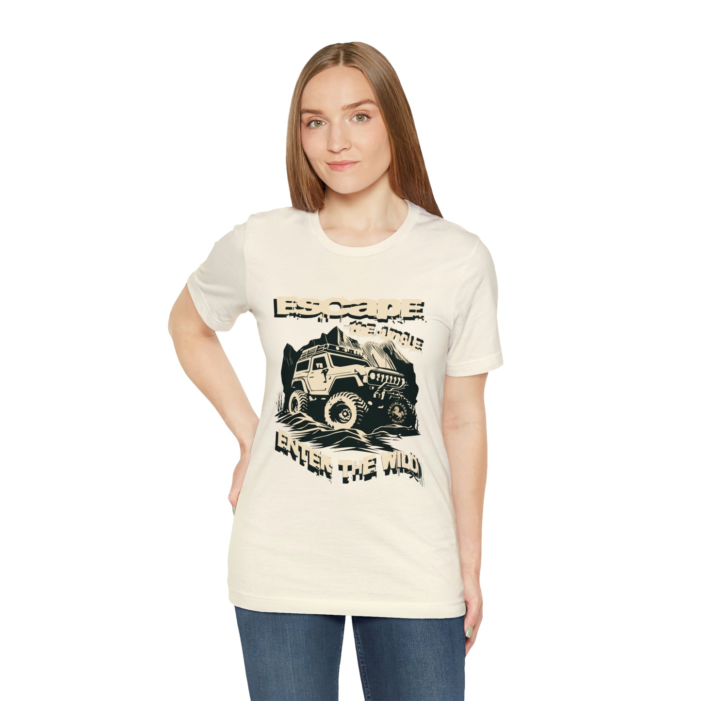 Unisex Softstyle T-Shirt Escape the Jungle Enter the Wild