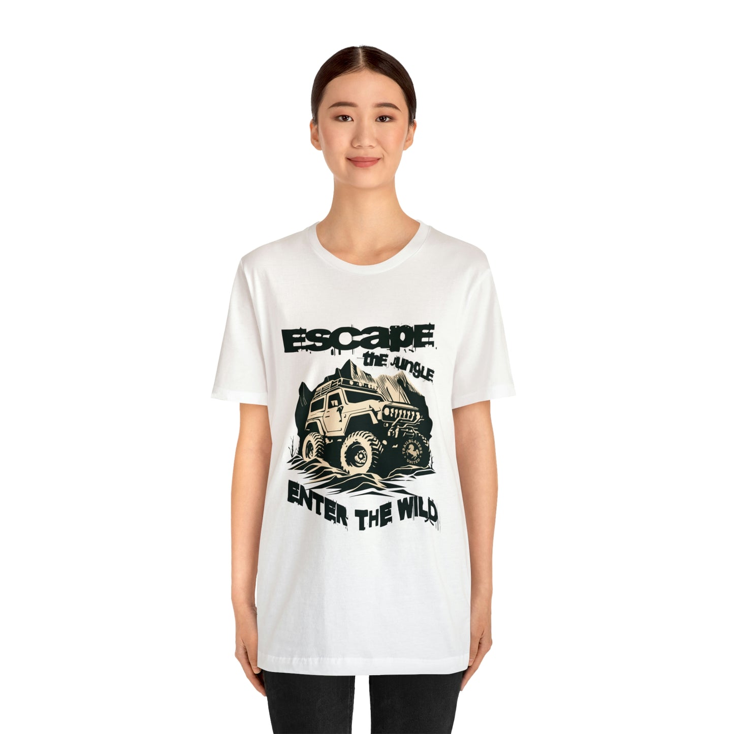 Unisex Softstyle T-Shirt Escape the Jungle Enter the Wild