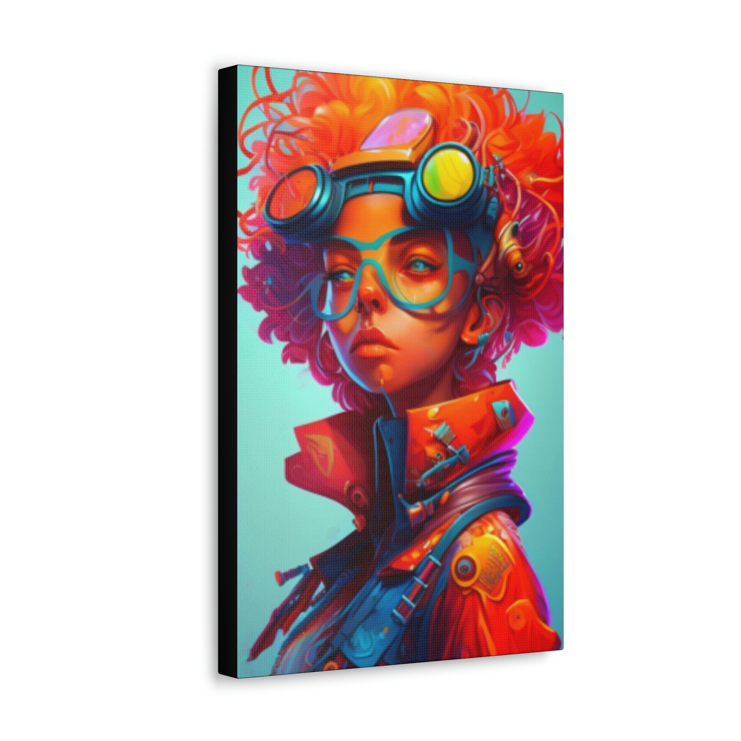 Futuristic Artist- Canvas