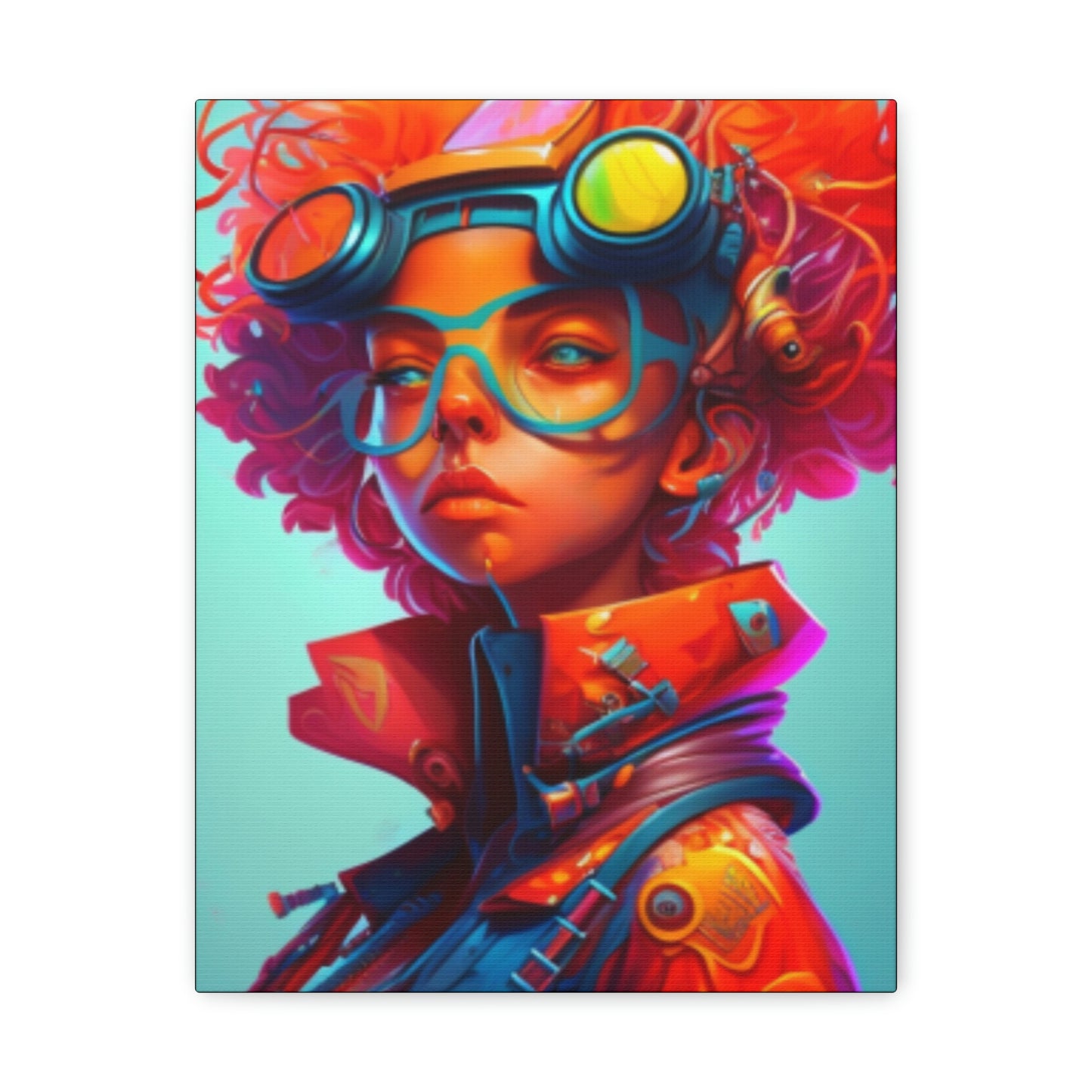 Futuristic Artist- Canvas