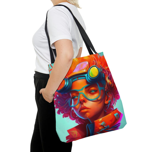 AOP Tote Bag- Futuristic Artist