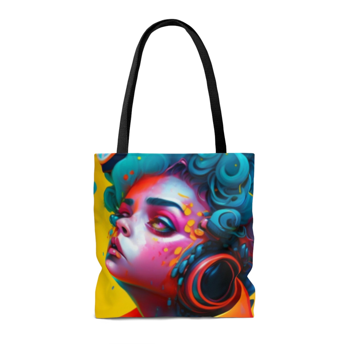 AOP Tote Bag- Painter Rocker Girl