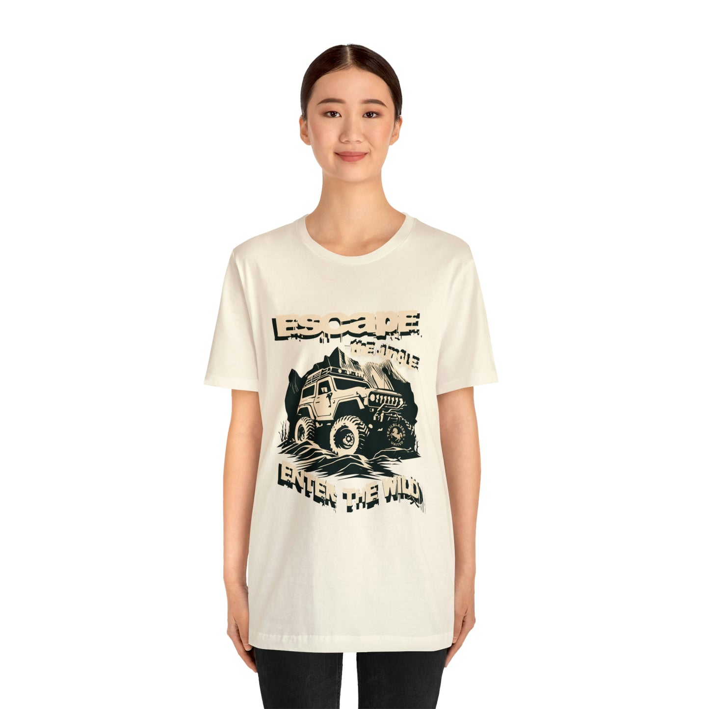 Unisex Softstyle T-Shirt Escape the Jungle Enter the Wild