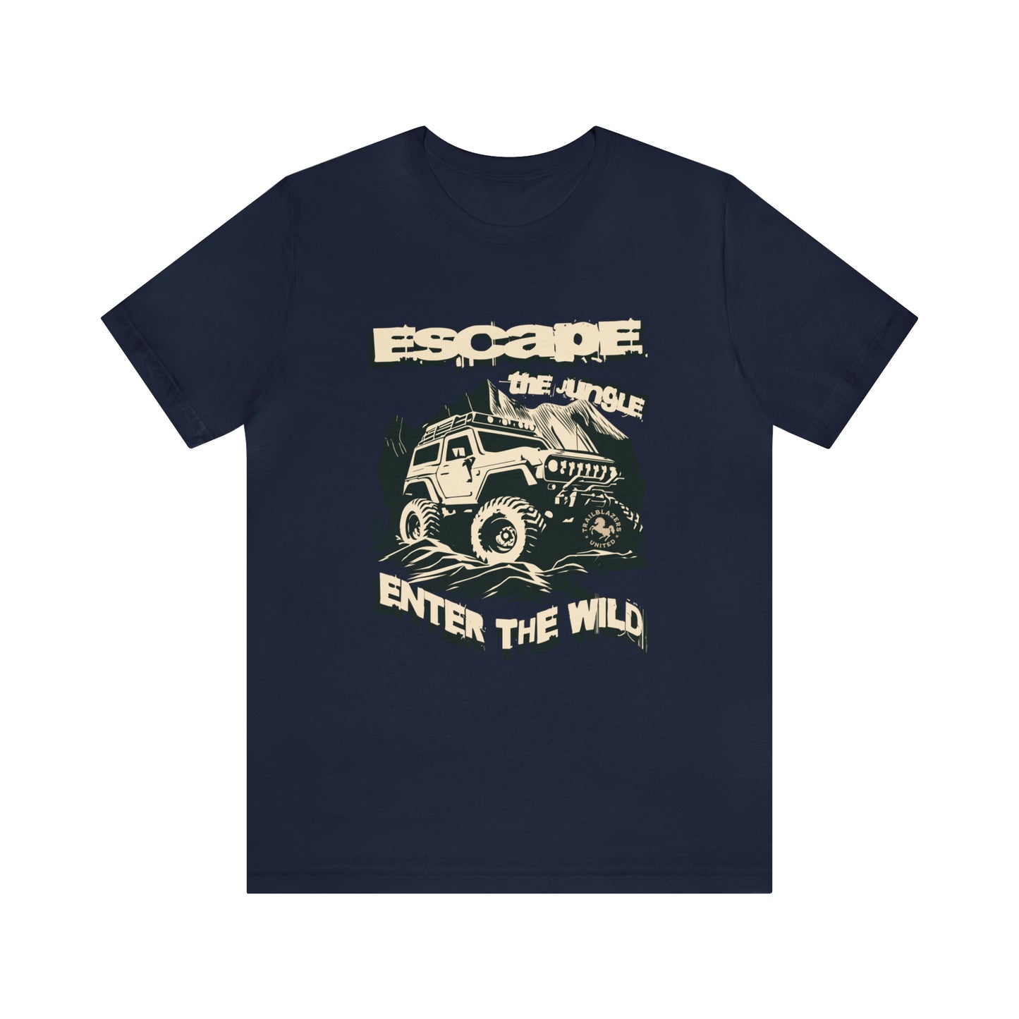 Unisex Softstyle T-Shirt Escape the Jungle Enter the Wild