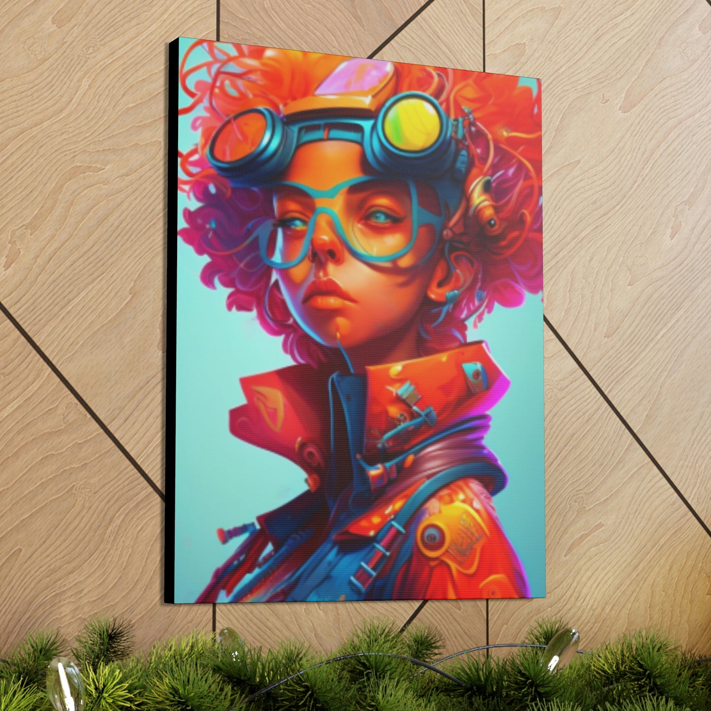 Futuristic Artist- Canvas