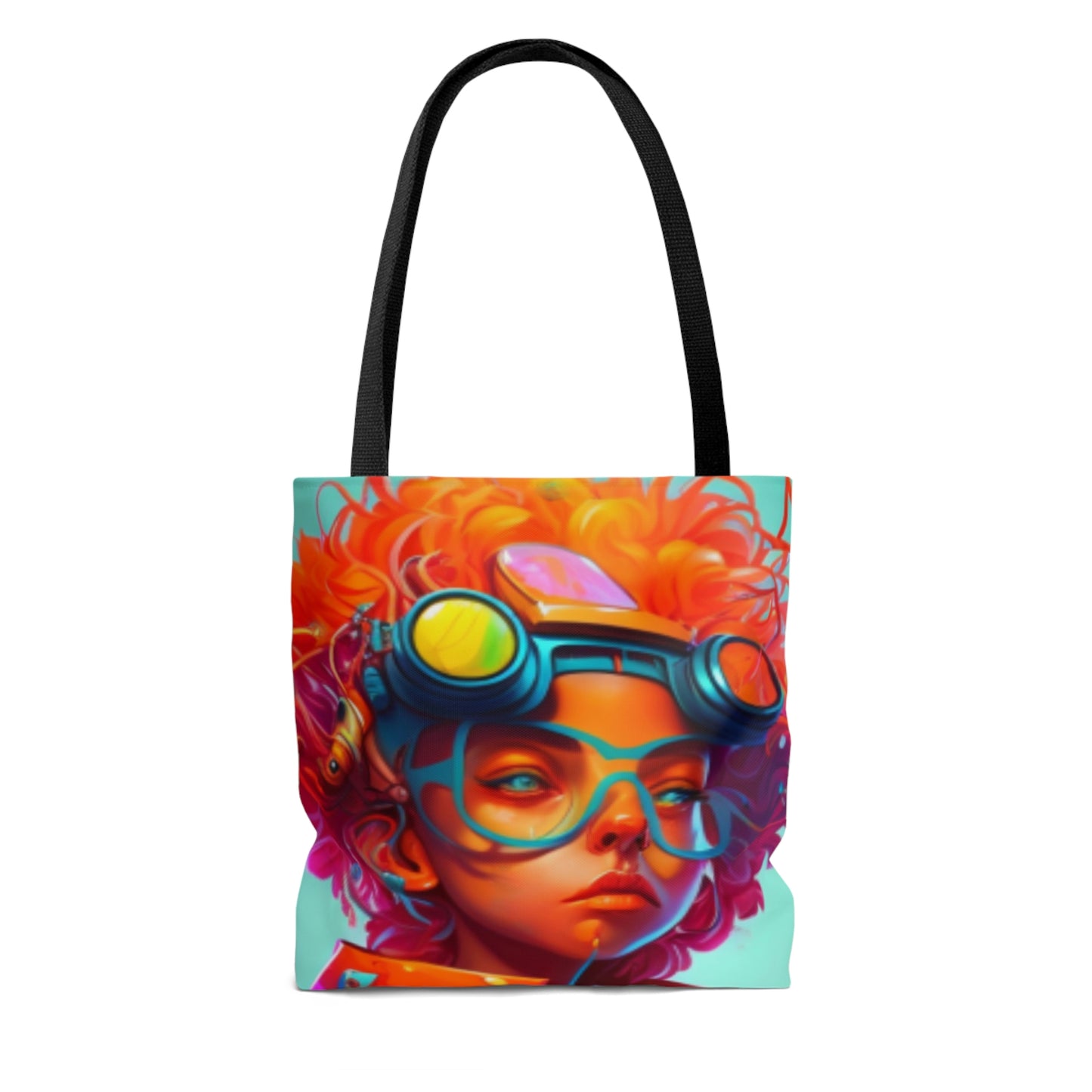 AOP Tote Bag- Futuristic Artist