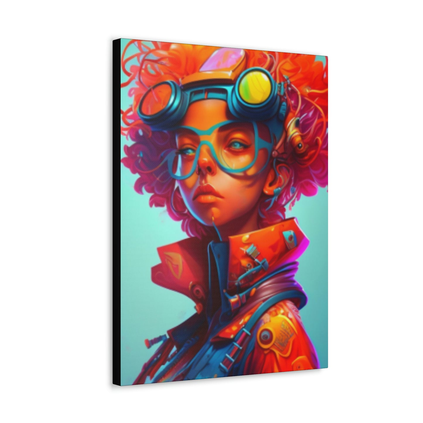 Futuristic Artist- Canvas