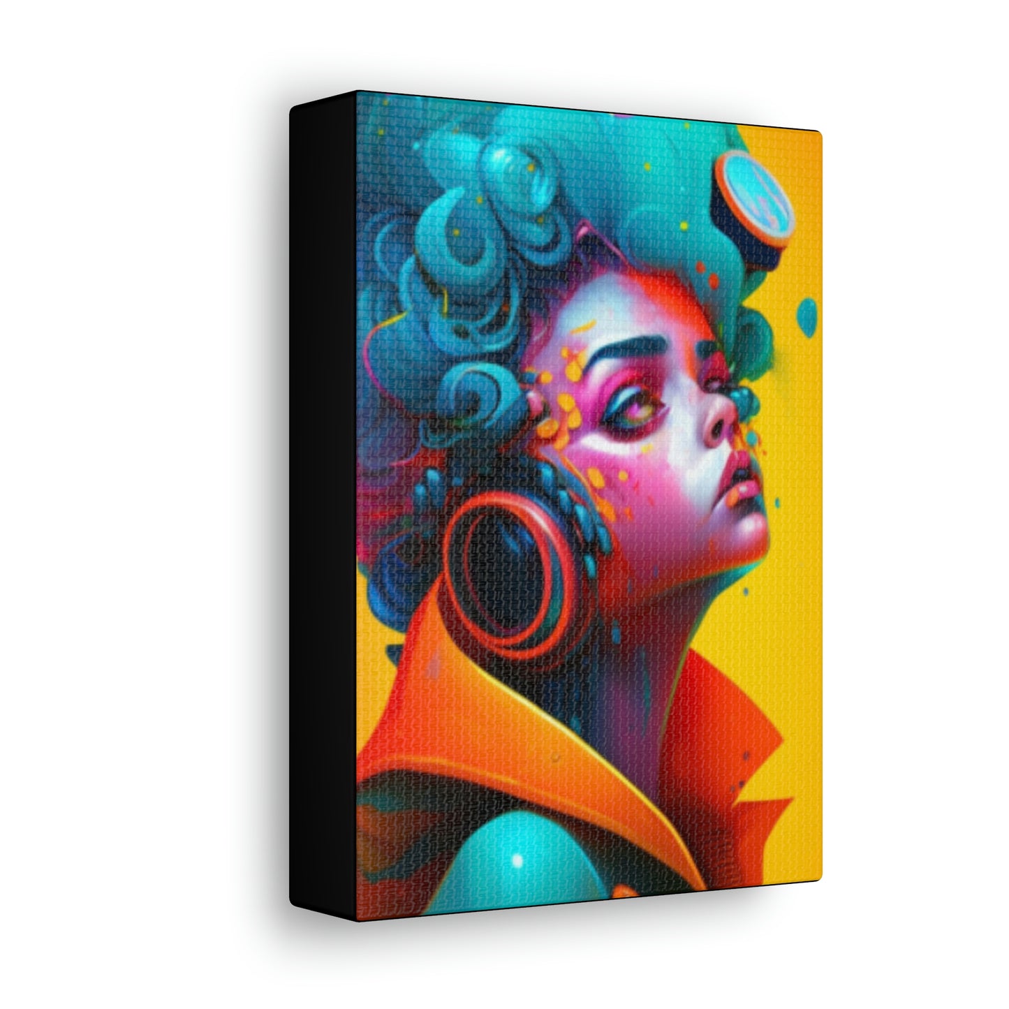 Painter Rocker Girl Canvas