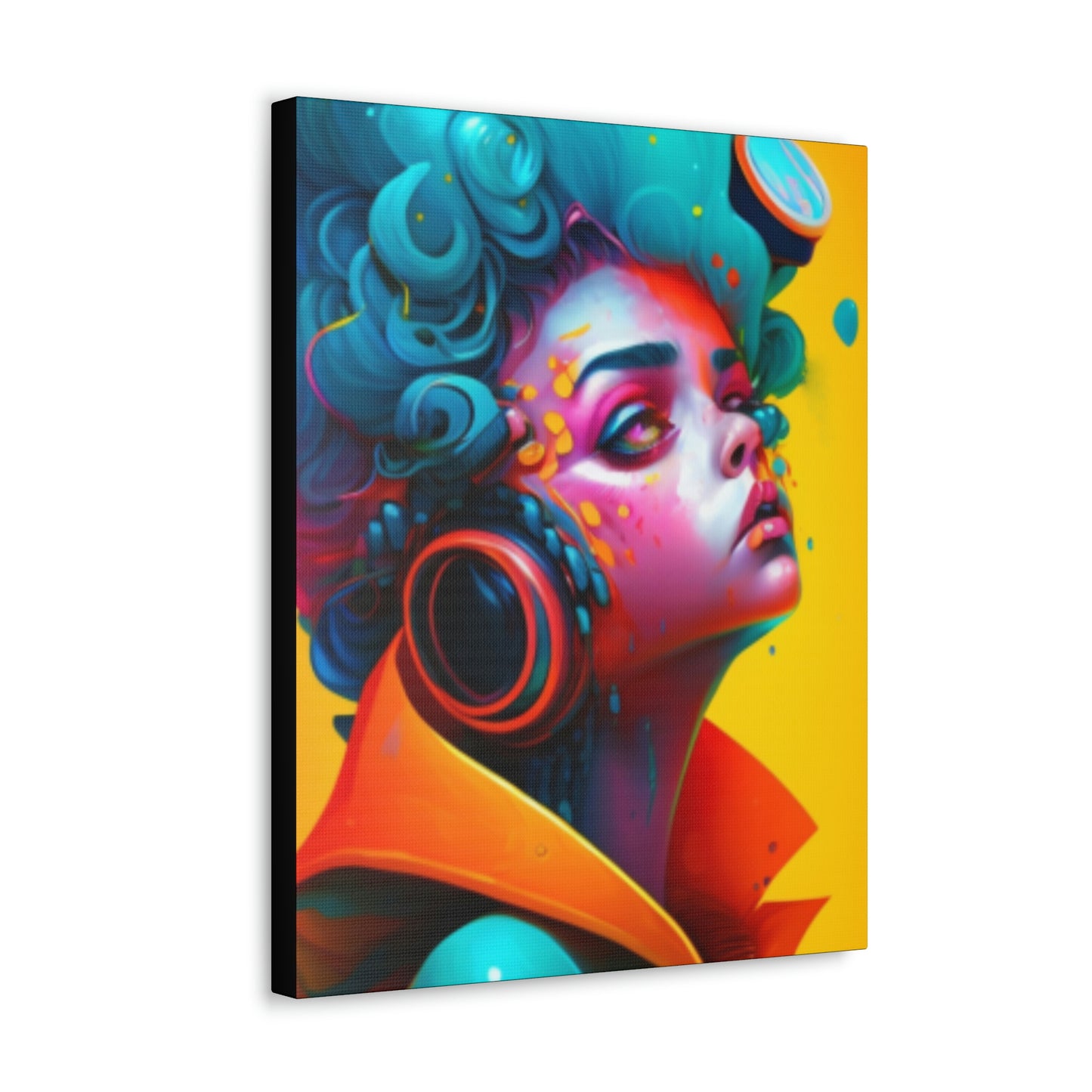 Painter Rocker Girl Canvas