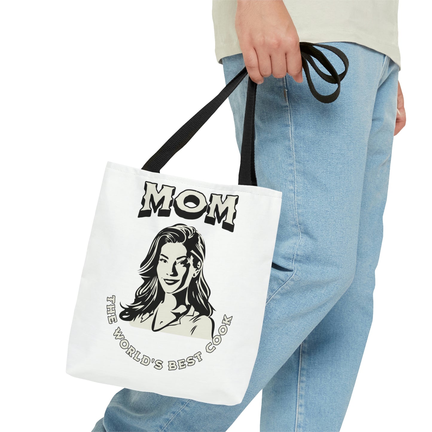 Mom World's Best Cook Tote Bag,  Tote Bag