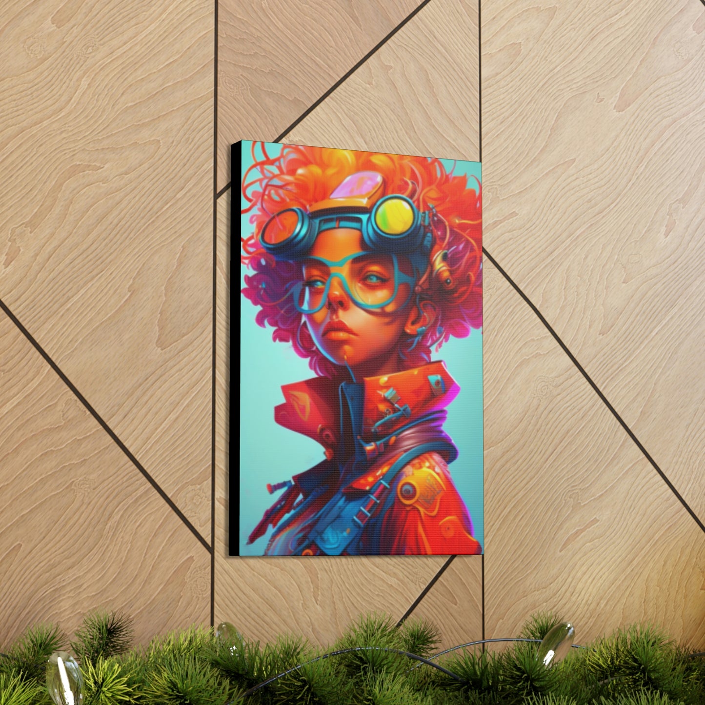 Futuristic Artist- Canvas