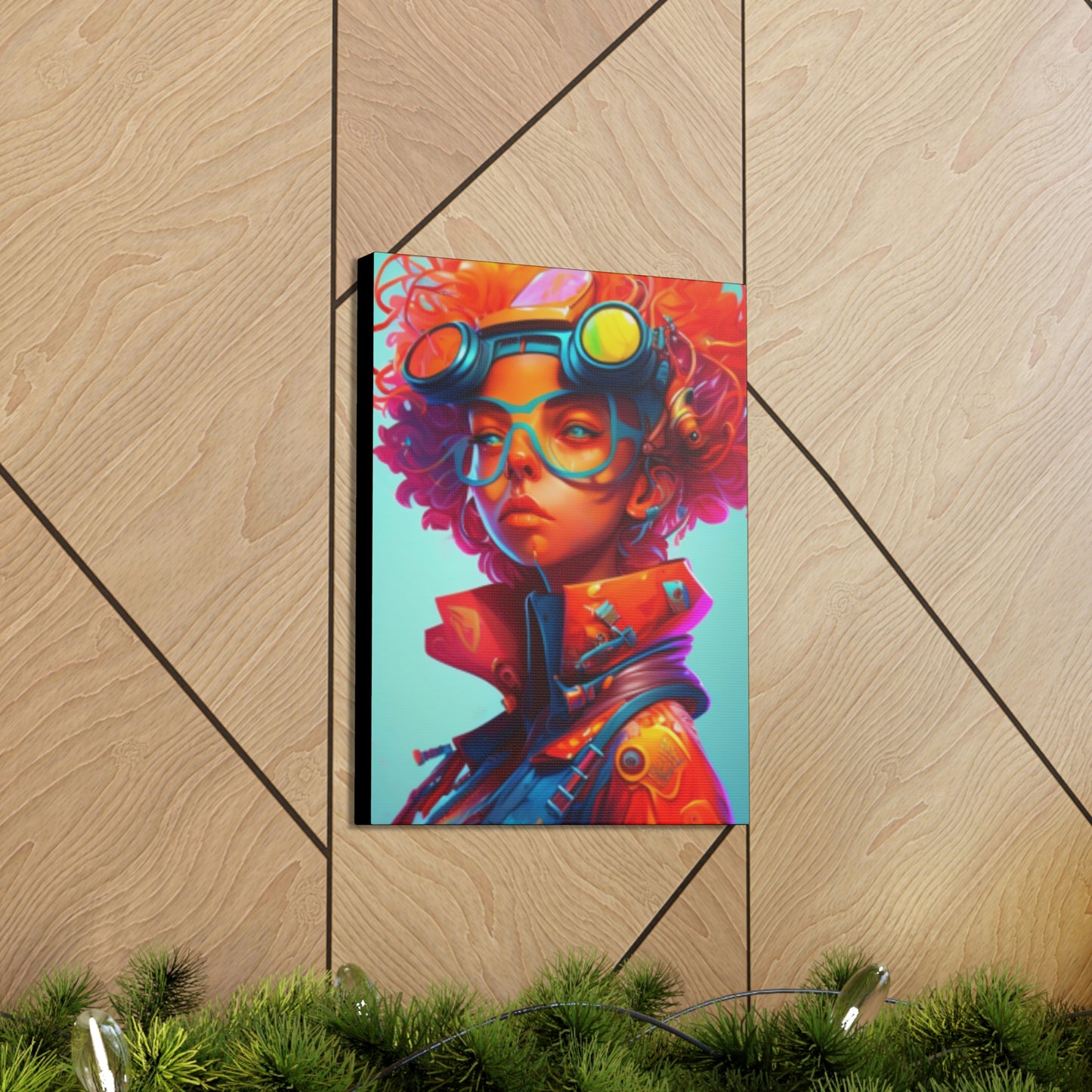 Futuristic Artist- Canvas