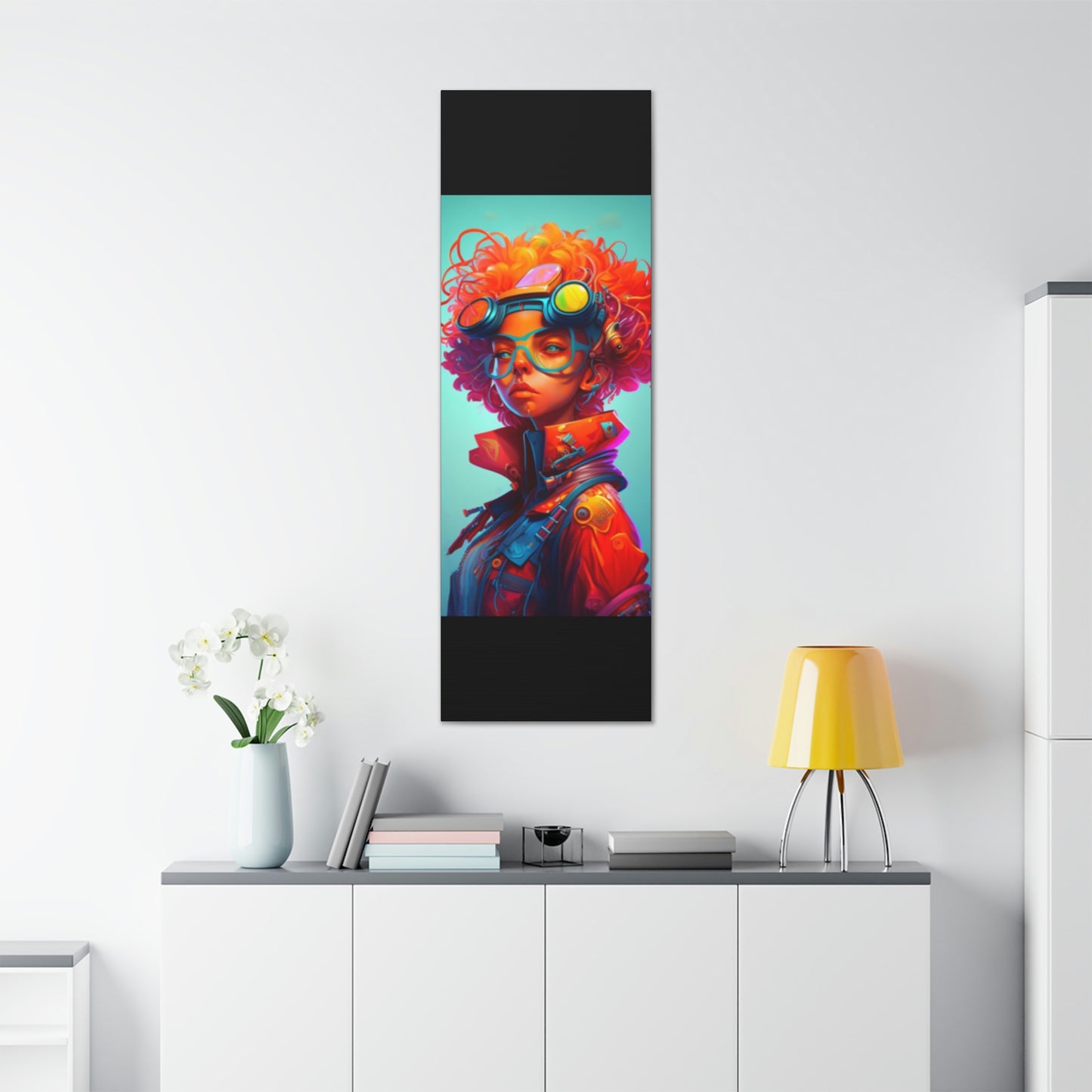 Futuristic Artist- Canvas