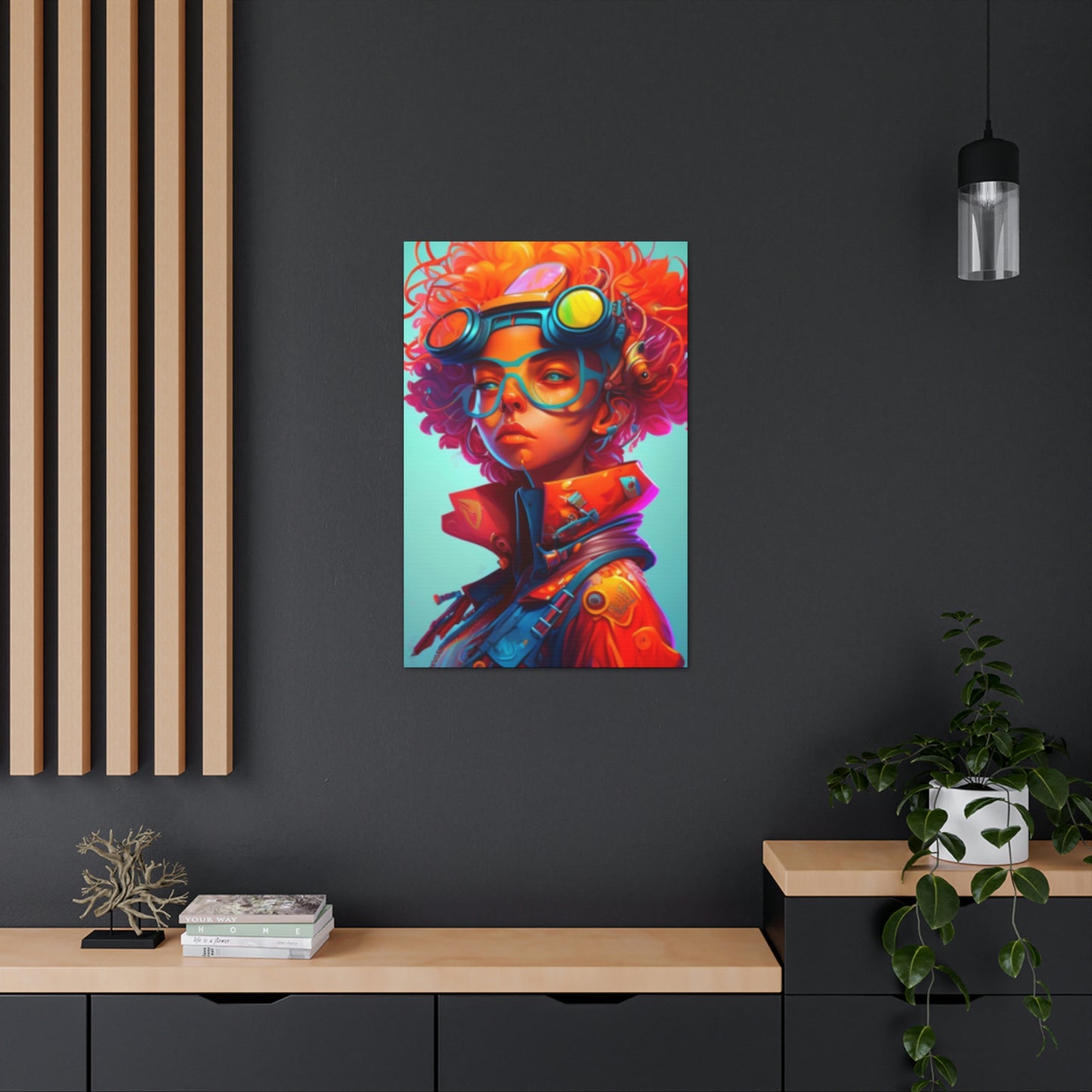 Futuristic Artist- Canvas